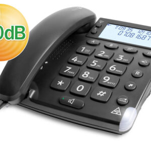 Telefono fijo doro magna black - negro