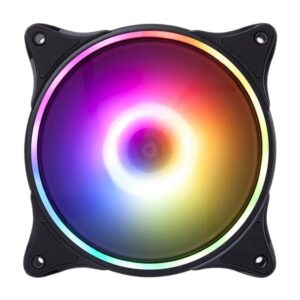 Ventilador caja gaming hiditec argb - n - 18 120mm negro