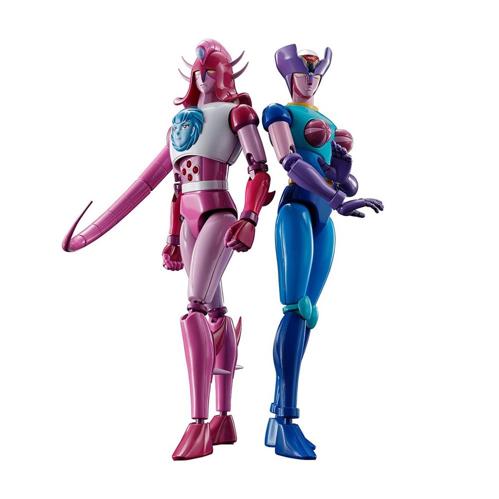 Pack 2 figuras tamashii nations mazinger z soul of chogokin gx - 108 rhein x1 & gx - 11r dianan a 17cm