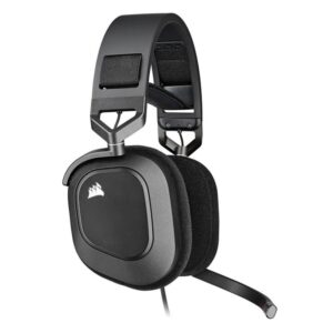 Auricular gaming corsair stereo corsair hs80 rgb usb gris