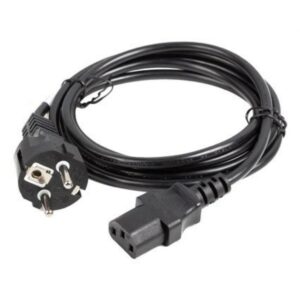 Cable schuko a c13 lanberg 1.8m -  hembra - hembra -  negro