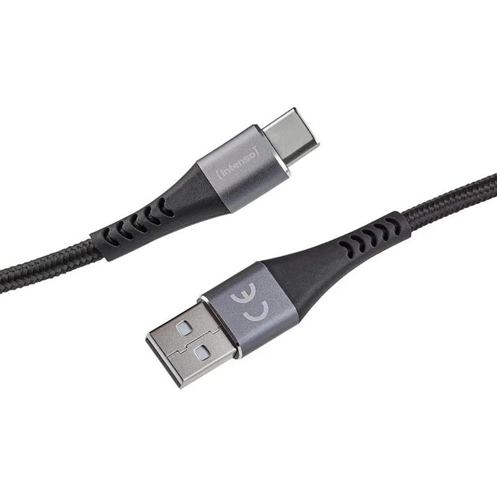 Cable usb tipo c a usb tipo a intenso 1.5m -  macho - macho -  negro