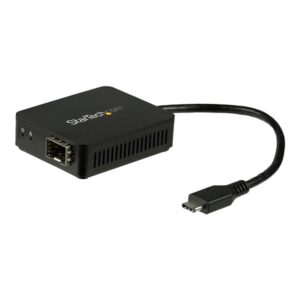 Adaptador usb tipo c a sfp startech macho - hembra