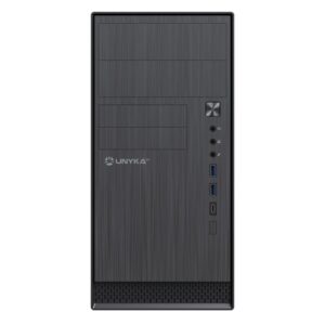 Caja ordenador unykach aero c12 matx negra