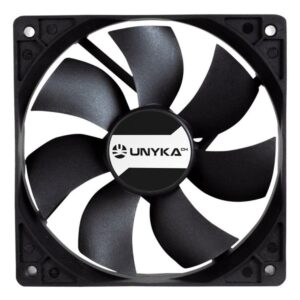 Ventilador caja unykach 120mm negro
