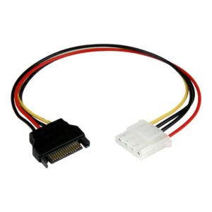 Cable sata a lp4 startech 0.30m -  macho - hembra
