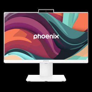 Barebone all in one phoenix campro 24 pulgadas blanco placa asus h610t2 lga1700 ddr5 adaptador 120w