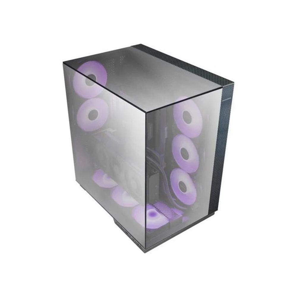 Caja ordenador mars gaming mc3gfpro atx argb cristal templado negra