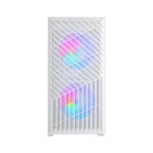 Caja ordenador mars gaming mcvortexw matx frgb cristal templado blanca