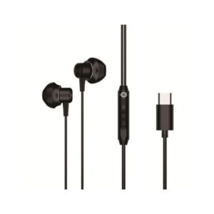 Auricular intrauditivo usb - c conceptronic brendan04b microfono controles 1.2m color negro