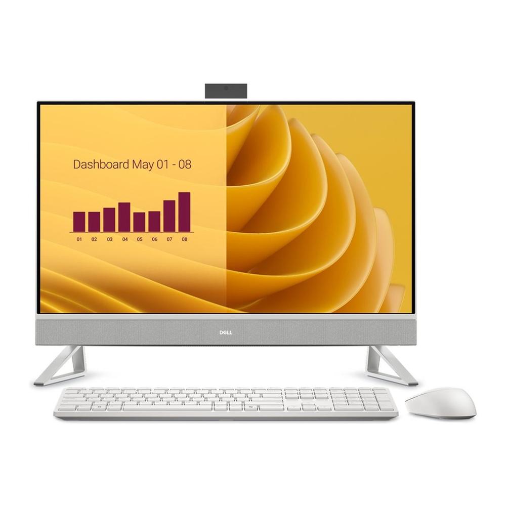 Ordenador all in one dell ec27250 core 5 - 120u -  16gb -  ssd 512gb -  27 pulgadas fhd -  w11p