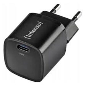 Cargador de pared intenso w30c² gan 30w usb tipo c negro