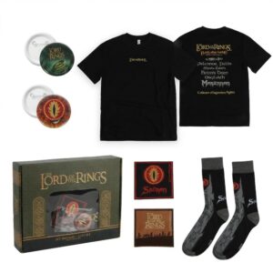 Camiseta corta single jersey set the lord of the rings m