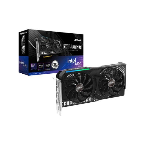 Tarjeta grafica asrock arc b580 challenger 12gb gddr6 -  3x dp -  1x hdmi pci express 4.0