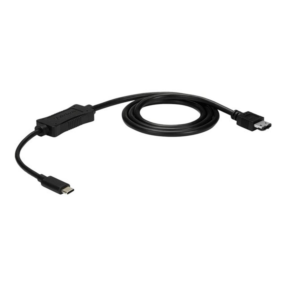 Cable usb tipo c a esata startech 1m -  macho - macho -  negro