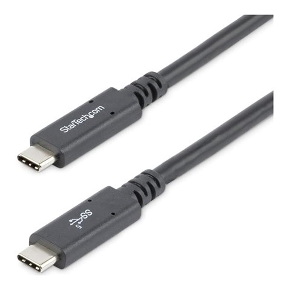 Cable usb tipo c startech 1.8m -  macho - macho -  negro