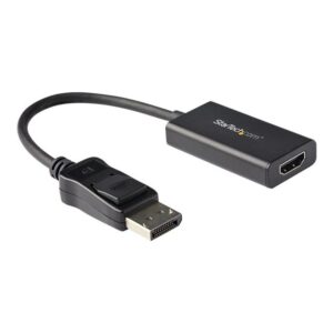 Adaptador dp a hdmi startech macho - hembra -  negro
