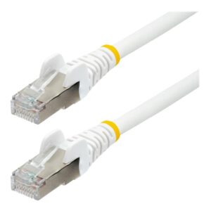 Cable de red startech latiguillo rj45 lszh s - ftp cat6a 1.5m blanco