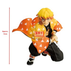 Figura banpresto demon slayer kimetsu no yaiba maximatic zenitsu agatsuma 14cm