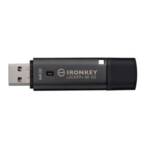 Memoria usb 3.2 kingston 64gb ironkey locker+50 g2