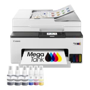 Multifunción inyección canon maxify gx2051 megatank color fax - a4 - red - wifi - adf - 3 botellas negro
