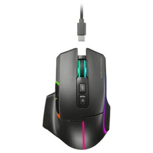 Raton inalambrico mars gaming mmw - vector negro