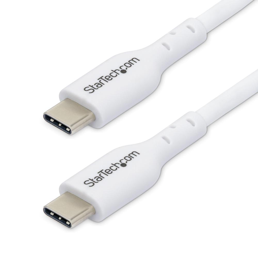 Cable usb tipo c startech 1m -  macho - macho -  blanco