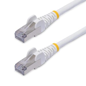 Cable de red startech latiguillo rj45 lszh s - ftp cat8 0.50m blanco