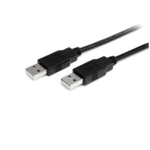 Cable usb tipo a startech 2m -  macho - macho -  negro