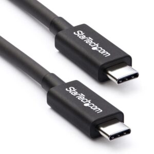 Cable usb tipo c startech 2m -  macho - macho -  negro