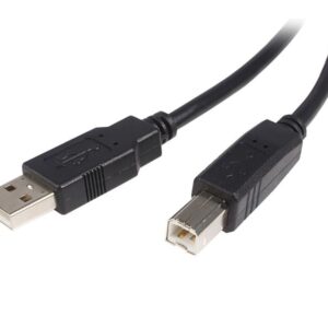 Cable usb tipo b a usb tipo a startech 3m -  macho - macho -  negro