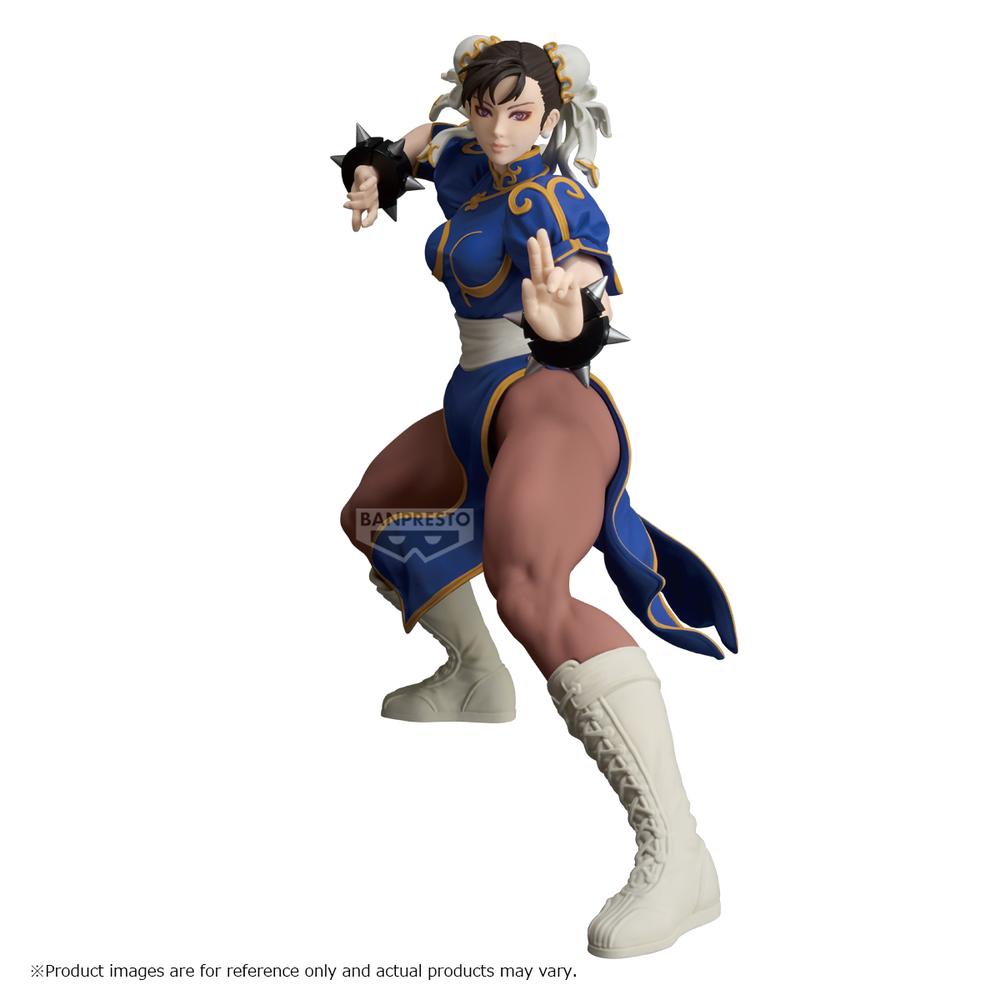 Figura banpresto street fighter series grandista chun - li(outfit2) 20cm