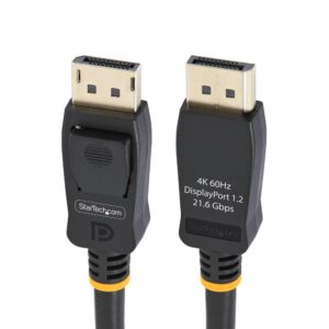 Cable displayport 4k x 2k startech 1m -  macho - macho -  negro
