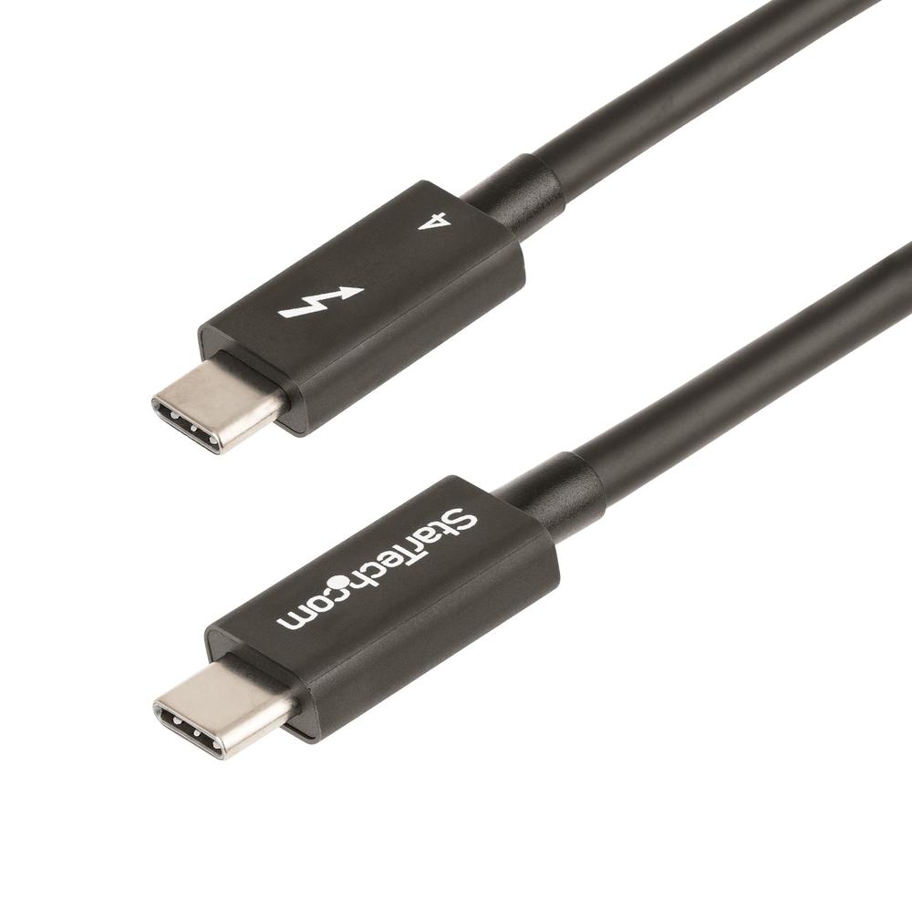Cable usb tipo c startech 0.5m -  macho - macho -  negro
