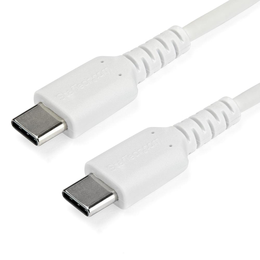 Cable usb tipo c startech 1m -  macho - macho -  blanco