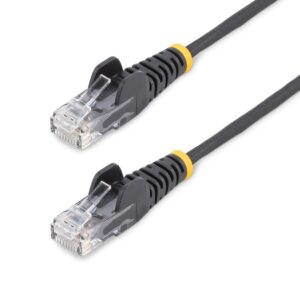 Cable de red startech latiguillo rj45 lszh utp cat6 0.5m negro