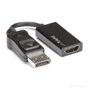 Adaptador displayport a hdmi startech macho - hembra -  negro