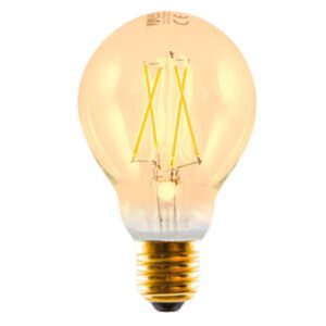 Bombilla led silver electronic filamento edison estandar 3w=20w -  e27 -  2.200k -  320º -  300 lm -  luz extra calida -  a++