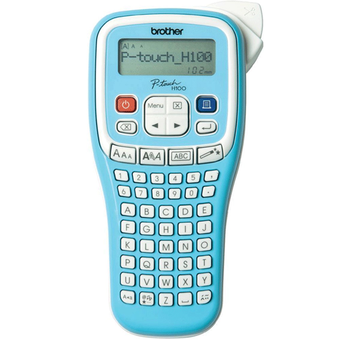 Rotuladora brother pth100lb lcd -  2 lineas -  teclado abc