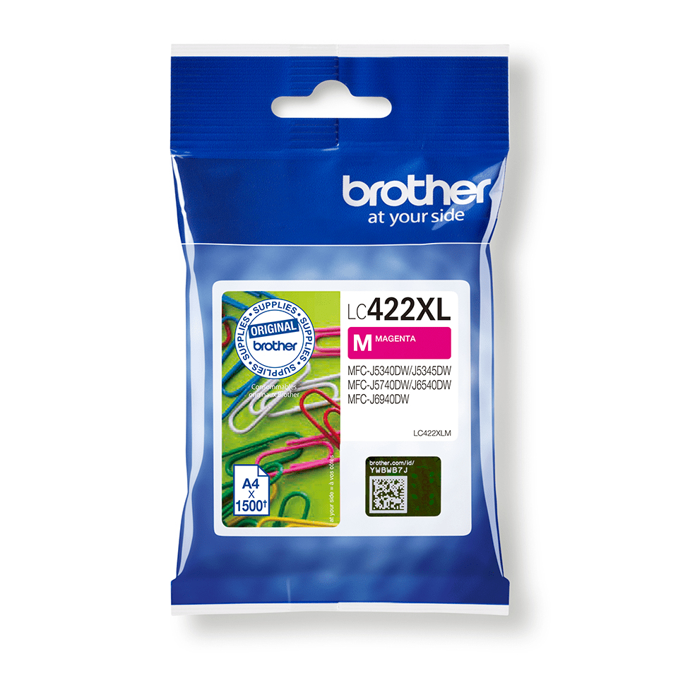 Cartucho tinta brother lc422m magenta 550 paginas