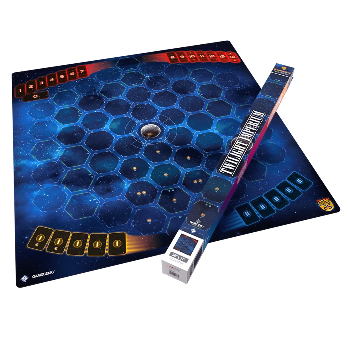 Accesorio juego de mesa twilight imperium alfombrilla 25 aniversario
