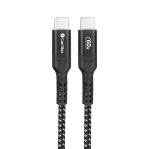 Cable coolbox carga mas datos micro usb - c 60w 1.2m