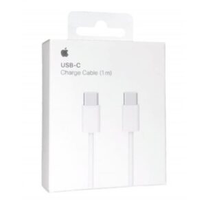 Cable original usb tipo c apple 1m -  macho - macho -  blanco