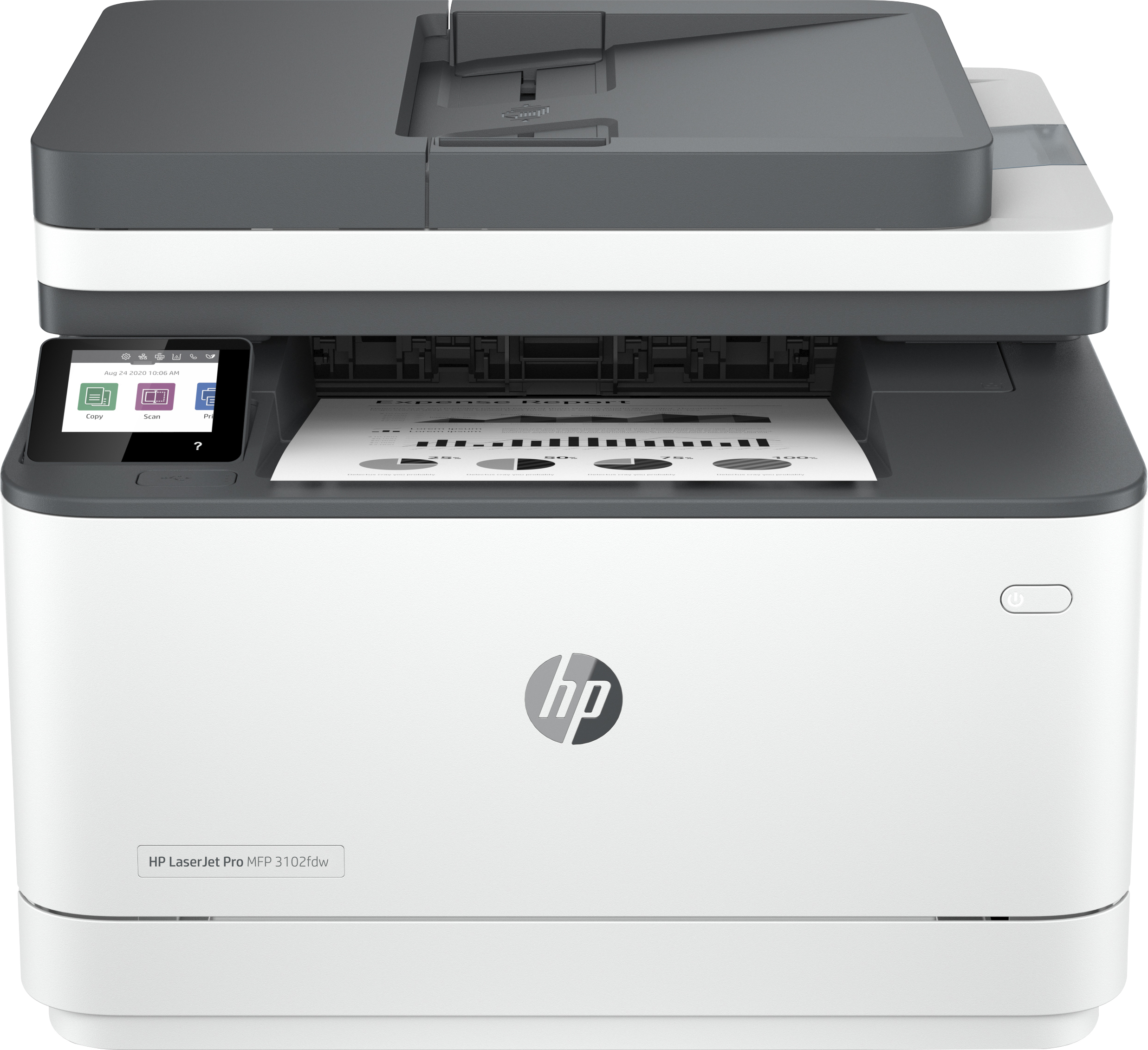 Multifuncion laser hp pro 3102fdw monocromo fax a4 -  33ppm -  usb -  wifi -  duplex impresion