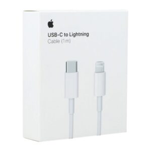 Cable original apple iphone usb tipo c a lightning - 1m  - mm0a3zm - a - blanco