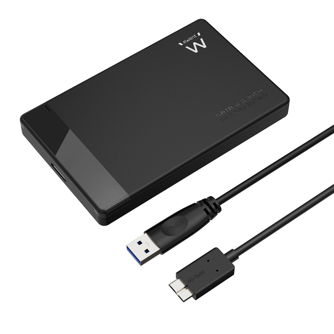 Carcasa disco duro ewent ew7049 2.5 pulgadas usb tipo b negra
