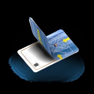Tarjeta pvc proximidad blanca rfid 125 khz