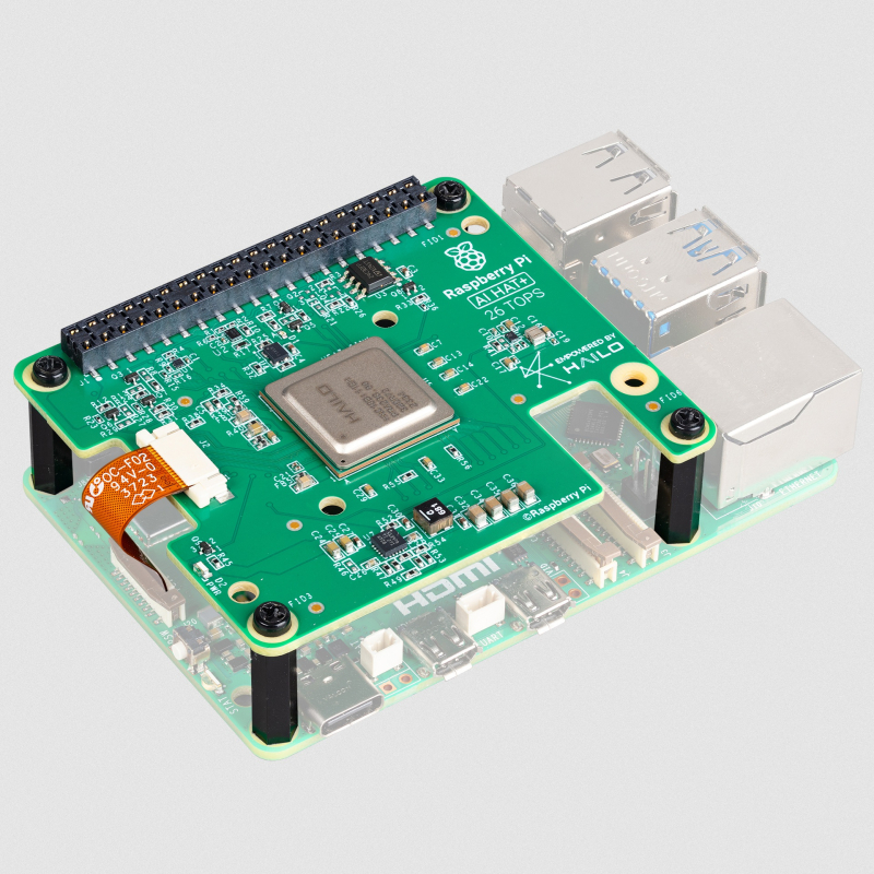 Kit oficial raspberry pi kit ai ai hat+ 13 tops