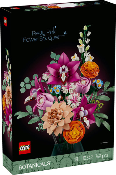 Lego ramo de flores fantasía en rosa