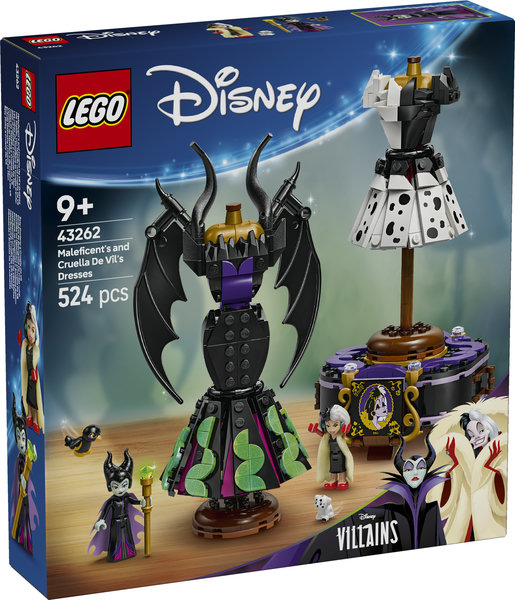 Lego disney trajes de maléfica y cruella